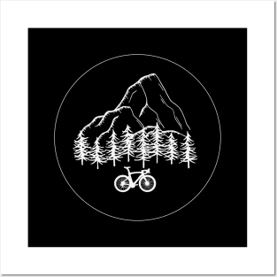 Cycling in the Mountains Shirt, Bikes and Mountains, Riding in the Mountains, California Mountains Cycling, Outdoor Cycling, Nature Cycling Posters and Art